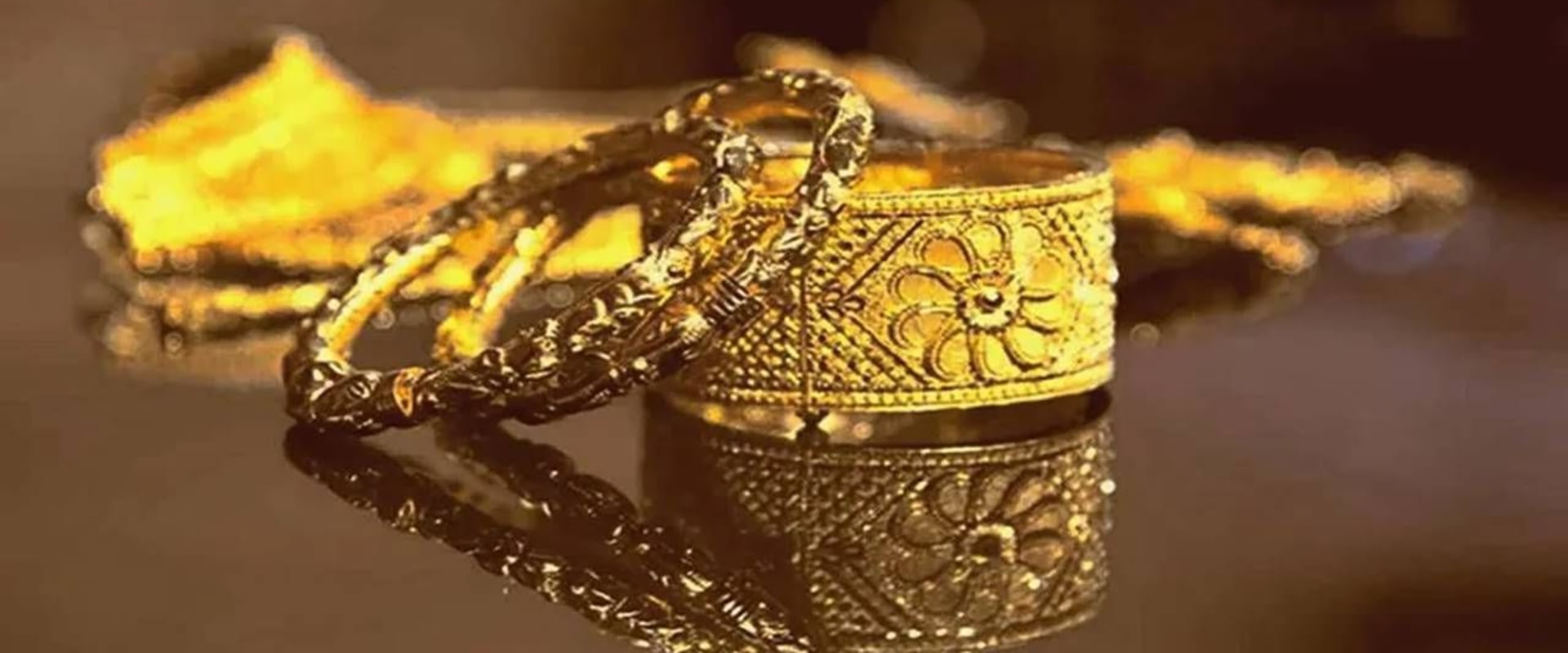 Is the price of gold currently up or down?